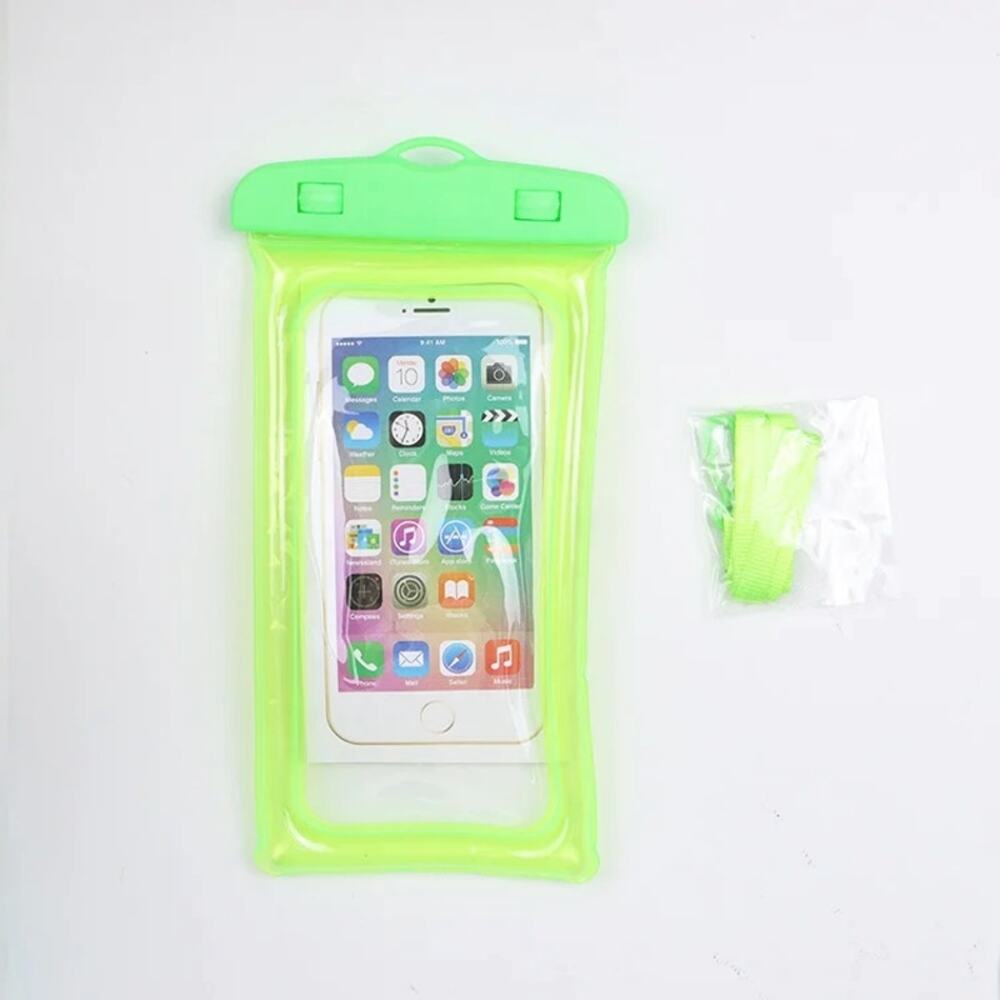 Mobile Phone Dry Bag Pouch Transparent Floating Waterproof Touch Screen ~ 5 Pack - Picture 3 of 6